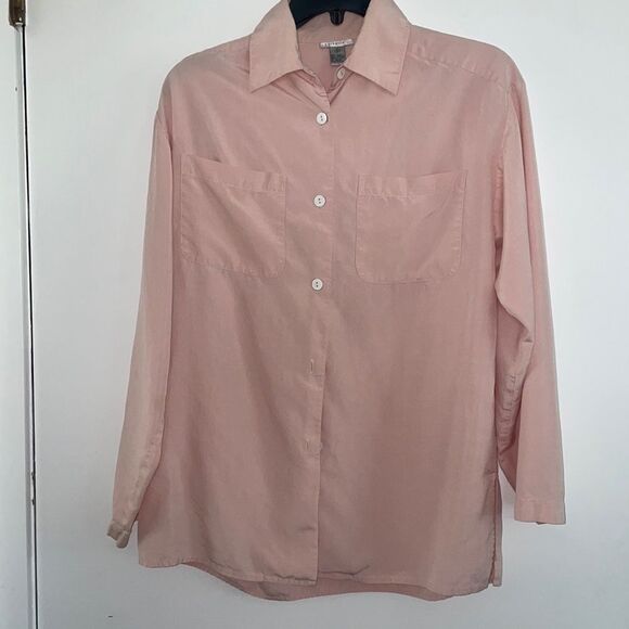 Izarra Women’s Size S Silk Button Down - Picture 1 of 7